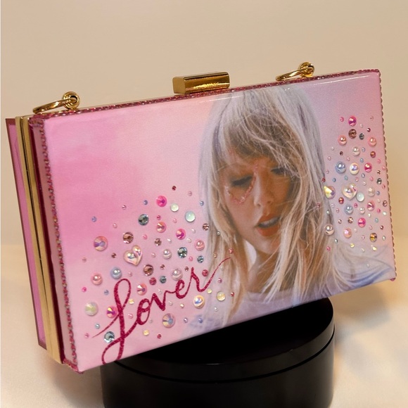 Taylor swift rhinestone “Lover” clutch - Picture 2 of 4